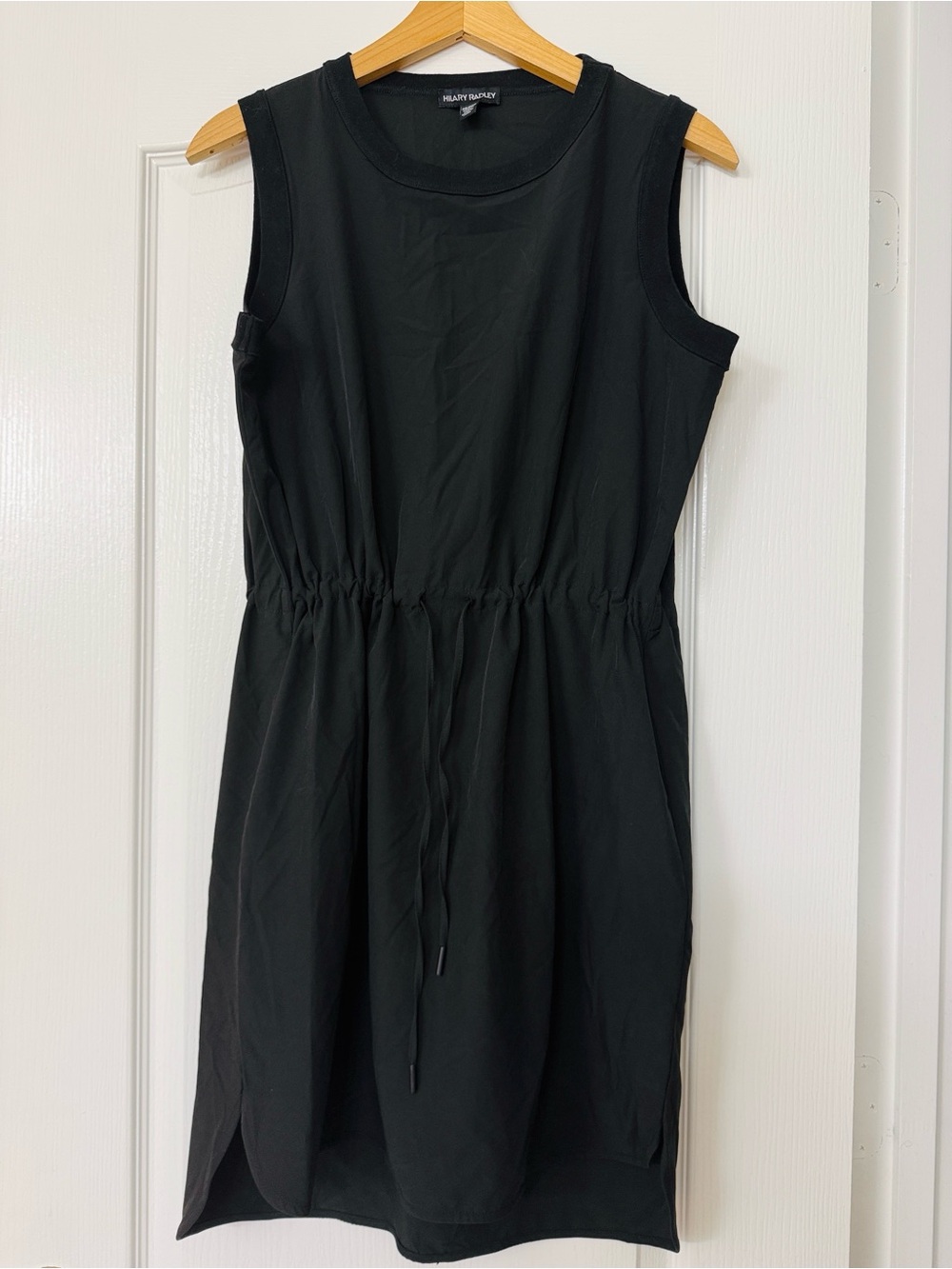 Hilary Radley • Sleeveless Drawstring Waist Mini Dress